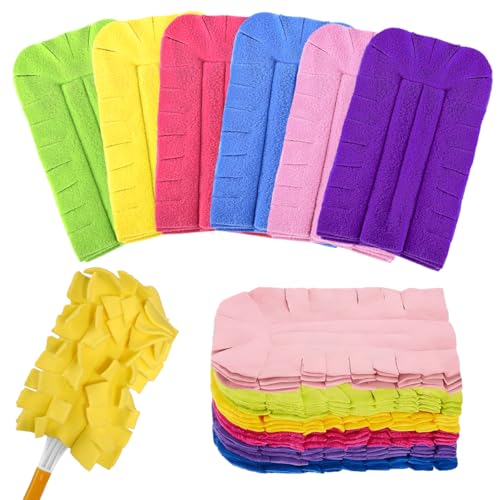 12 Pack Reusable Duster Refill Compitable with Swiffer Duster - Washable Heavy Duty Dusters Refills 360 for Swiffer Duster Handle & Super Extender Handle(Handle is Not Included) - color: 12 Pack