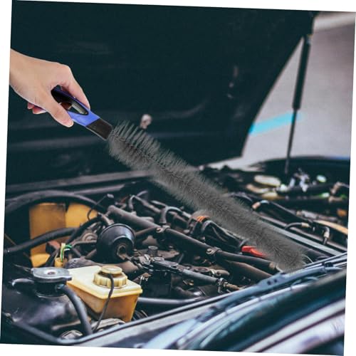 MAGICLULU Refrigerator Condenser Cleaning Brush Tool Air Conditioner Dust Brush for Home Cleaning Long Handle for Hard Reach Areas Ergonomic Grip for Easy Use