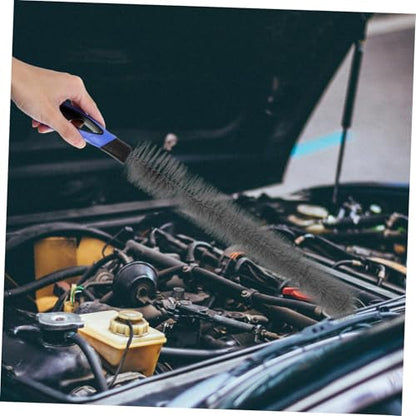 MAGICLULU Refrigerator Condenser Cleaning Brush Tool Air Conditioner Dust Brush for Home Cleaning Long Handle for Hard Reach Areas Ergonomic Grip for Easy Use