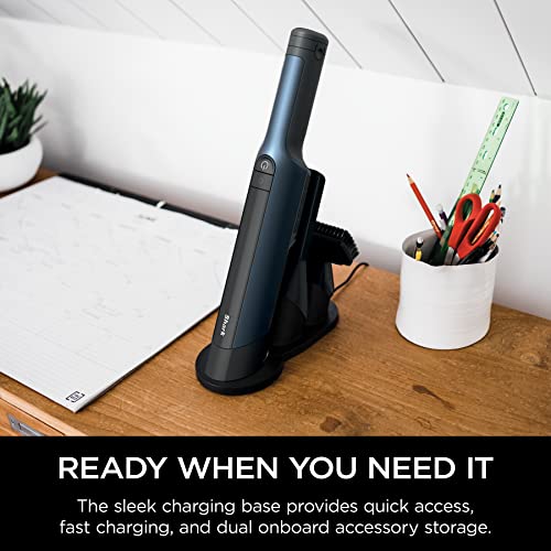 Shark WANDVAC Cordless Hand Vacuum, Ultra-Lightweight & Portable with Powerful Suction & Tools for Pets, Designed for Car & Home, Dark Blue, WV410BL - style: Wandvac - Dark Blue
