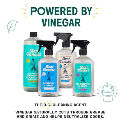 Aunt Fannie's Ultra Concentrated Floor Cleaner Vinegar Wash, Multi-Surface Solution For Mopping, Value Size, Lavender Scent, 64 oz - size: 64 Fl Oz (Pack of 1)