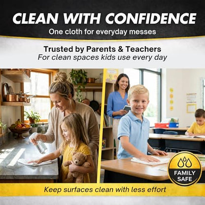 Microfiber Magic Streak Free Cleaning Cloth 10 Pack Clean Any Surface with Just Water Eco Friendly Perfect for Window, Mirror, Glass, Kitchen, Counters, Appliances, Car, Cycle, TV Screen - size: 10-Pack