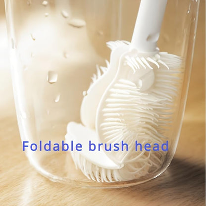 Long-Handle, Collapsible, Soft Bristle,Portable Cleaning Brush, Cup Brush