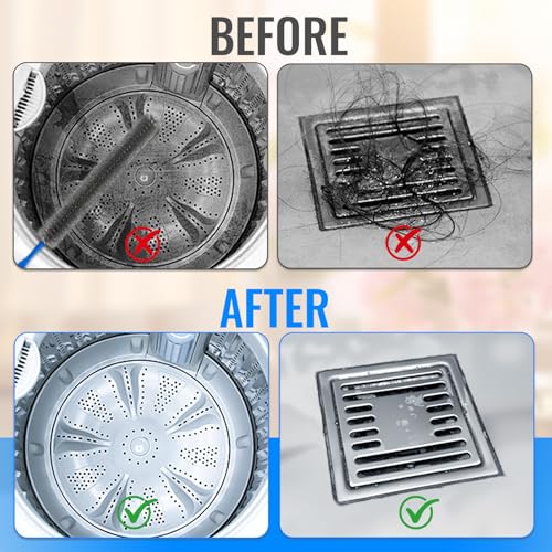 5 Pack Dryer Vent Cleaner Kit, Extra Long Flexible Brushes for Lint, Pet Hair & Dust, Refrigerator Coils, Home Washers, Sinks & Drains - color: Gray