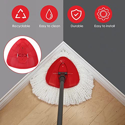 Spin Mop Head Replacement Base Head Compatible with O Cedar Spinning Mop Replace Head Cover Plastic Base Case Disc Accessories Part, 1 Pack, Not Fit RinseClean - size: 1pc 1-Tank Base