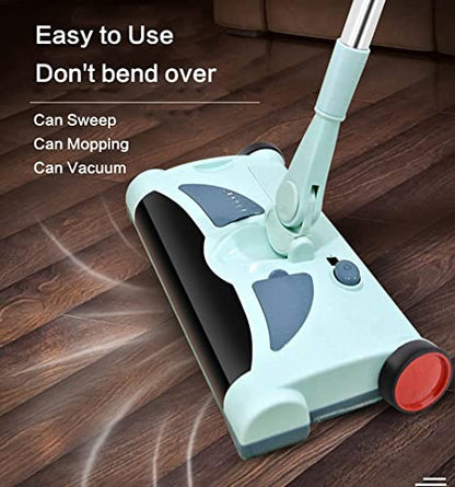 Cordless Wet Dry Vacuum Cleaner and Mop, Mop and Vacuum Cleaner in One, 60 min-Running, Home Powerful Handheld Sweeper Vacuum Cleaner Rechargeable Floor Cleaner for Hardwood Floor Carpet Pet Hairs