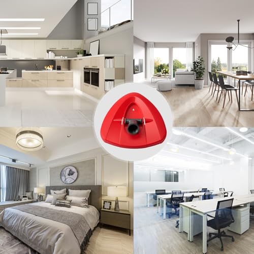 Spin Mop Replacement Base Compatible with O-Ceda EasyWring Mop Replace Head | Plastic Mop Base Part, Rotating Mop Head Cover, Triangle Easy Cleaning Base for Spin Mop Accessories