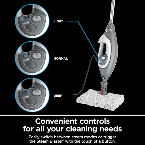 Shark Steam Mop Pro Lift-Away with Detachable Handheld Steam Cleaner for Whole Home Cleaning, Steams Hard Floors, Upholstery, Garments and Cars, 3 Modes with Steam Blaster Technology, S3973D