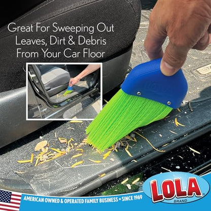 LOLA Whisk Broom, Hand Brush, 72 Pack Durable Bristles, Whisks Away Dirt & Debris, Compact, Hang Hole for Easy Storage, Indoor/Outdoor - size: 36 2-Packs, style: 2026 Model