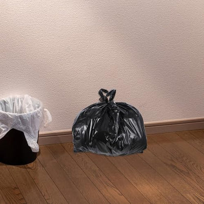 Alipis Heavy Duty Kitchen Garbage Bags with Drawstring, 100pcs 32x52 Thick Plastic Trash Can Liners for Bathroom and Office Waste Bins