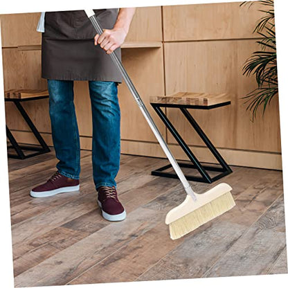 Indoor Brooms for Sweeping Soft Bristle Broom Long Handle Floor Cleaner Tool
