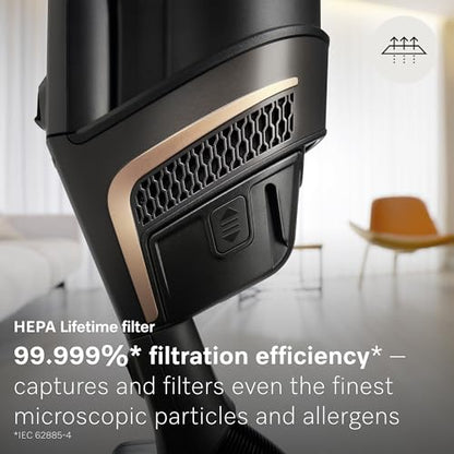 Miele Triflex HX2 Pro Self-Standing Cordless Stick Vacuum Cleaner, 120 min runtime, Infinity Grey PearlFinish / Rose Gold