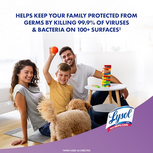 LYSOL Disinfecting Wipes, All Purpose Cleaner, Multi-Surface Antibacterial Cleaning Wipes, Household Cleaning Supplies, Dorm Essentials, Lavender + Mango Scents, 80 ct. (4 Pack) - size: 320 Count (Pack of 1), style: Mango + Lavender