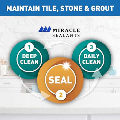 Miracle Sealants Heavy-Duty Acidic Cleaner for Tile & Stone, Grout Haze, Rust Stain & Efflorescence Remover, Quart, 6 Pack - size: Quart (Pack of 6)