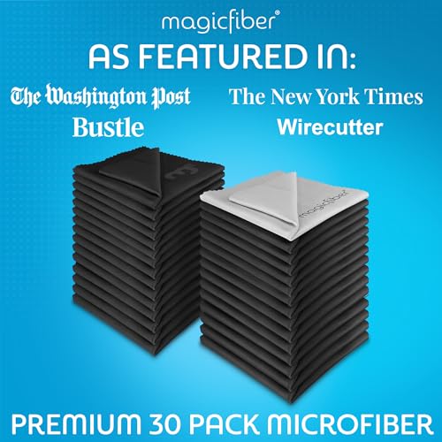 MagicFiber Microfiber Cleaning Cloth, 30 Pack - Premium Cloth for Glasses, Lens, Screens & More - size: 30 PACK