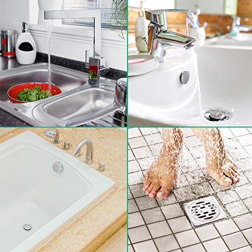 Longer Drain Clog Remover Sink Snake: 3 Pcs Hair Remover Tools for Shower Bath and Bathtub（25in Longer Size）