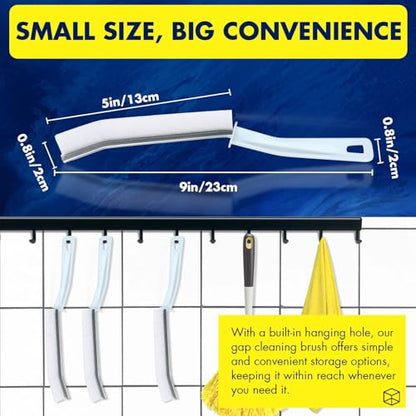 IBB 3Pcs Crevice Gaps Cleaning Brush, Hard Bristle Brush for Cleaning, Deep Cleaning Thin Brushes for Small Spaces, Bathroom Gap, Sink Crevice, Windows Groove, Tiles & Faucets