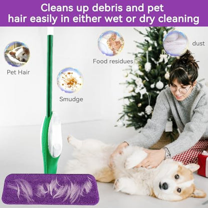 Spray Mop Refills for Libman Freedom Spray Mop, 16in Reusable & Washable Microfiber Floor Cleaning Pads - color: 4 Pack