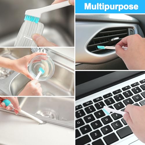 XANGNIER Ice Machine Cleaner Brush Kits,Countertop Ice Maker Cleaning Tools Accessories-2 Pcs Extra Long Pipe Drain Cleaners Brush and 8 Pcs Small Crevice Cleaning Brush for Tight Spaces - color: Multicolor