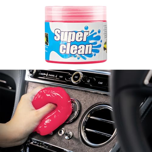 Car Cleaning Gel, Car Cleaning Supplies, Car Cleaning Putty, Universal Car Cleaning Kit Auto Detailing Tools Car Accessories Fit for Automotive, Keyboard, Camera, Printers (Pink, 1PCS) - color: Pink, size: 1PCS