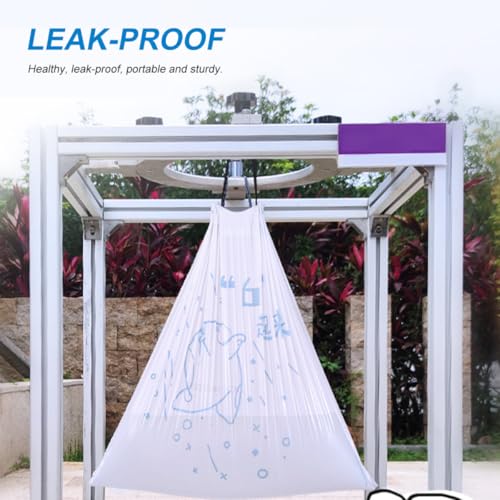 69-count Drawstring Household Garbage Bags 50x55cm High Tenacity Portable Kitchen Trash Bags for Trash Cans to 37cm Diameter Thick Durable Refuse Liners for Home Waste Disposal
