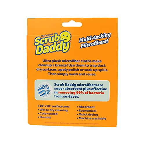 Scrab Daddy Microfibre Cloth - Blue and Yellow Twin Pack