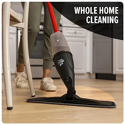 Dirt Devil Spray Mop Replacement Pads, Pack of 2, Grey, For Sealed Hard Floors like Laminate, Tile, Hardwoods and More, Mopping Pad Replacement for Use with Dirt Devil Spray Mop