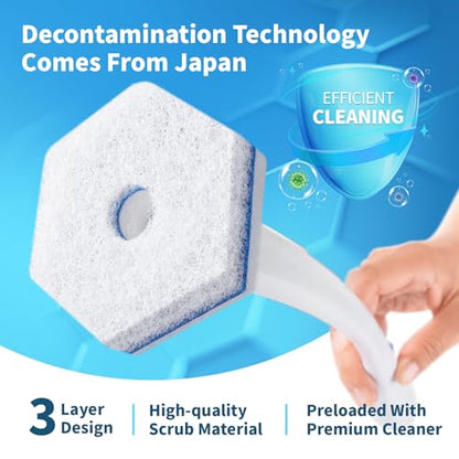 Compatible with Clorox Toilet Wand – Disposable Toilet Brush Head Refills (32 Count), Wand Not Included - size: 32 Count