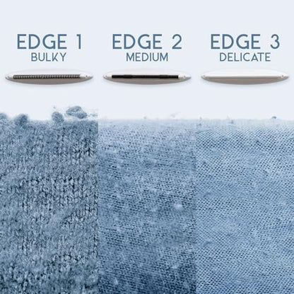 GLEENER Battery-Free Fabric Shaver & Lint Brush | Ultimate Fuzz Remover Sweater Comb | Lint Remover and Depiller for Clothing & Furniture (Taupe) - color: Taupe