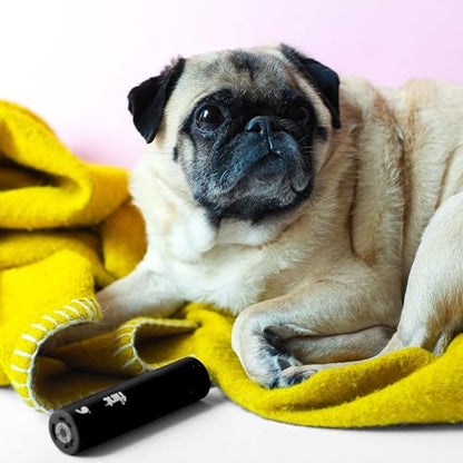 Flint Classic Black Retractable Mini Lint Roller with 90 Extra Sticky Sheets, Small and Portable Lint Roller, Ideal Pet Hair Remover, Travel Lint Rollers for pet Hair Extra Sticky - color: Black