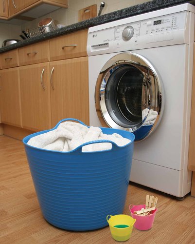 Red Gorilla Large Flexible Plastic Tub, Toy Storage, Laundry, Gardening & More, 38 Liter/10 Gallon, Red - color: Red