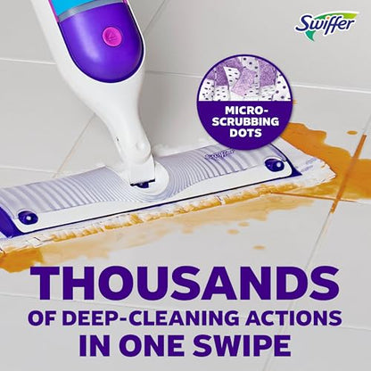 Swiffer PowerMop Multi-Surface Mopping Pad Refills for Floor Cleaning, 11 Count, White/Purple - size: 11 CT