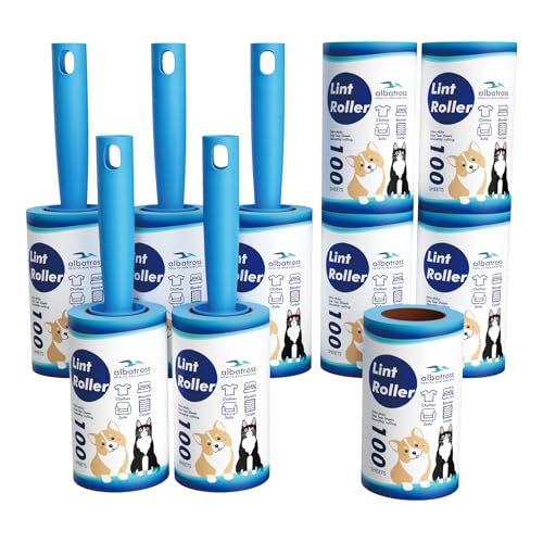 Extra Sticky Lint Roller, Mega Value Set 1000 Sheets for Pet Hair Removal, Dog and Cat Lint Remover for Clothes, Furniture, Carpet - size: 1000 Sheets Standard