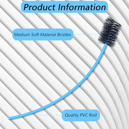4 PCS Condensate Flexible Drain Brush, 15.7 in Nylon and PVC Drain Line Cleaning Brush, Keep Condensate Traps Clean, for AC Condensate Trap, Dirt Clean Condensate Drain Trap - style: 4 PCS 15.7 In