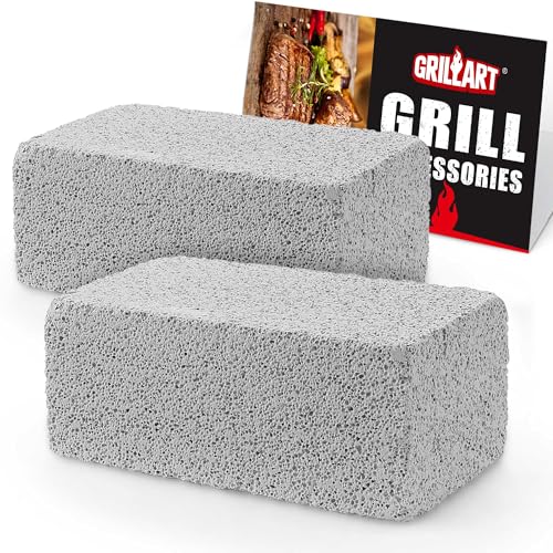 GRILLART Griddle Cleaning Kit for Blackstone, Flat Top Grill Cleaning Stone 2 PCS - style: BSK-03