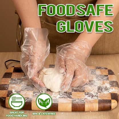 Disposable Plastic Gloves Food Handling Service Gloves Disposable For Cooking - style: 1000pcs