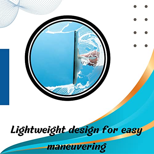 Squeegee with Soft Grip Handles 10 in., Home Kitchen Multipurpose Windows Shower Glass Doors Bathroom Car Windshield Mirrors Tiles Cleaner Tool Plastic Wiper Silicone Blade, Set of 2