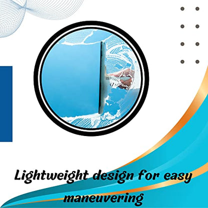 Squeegee with Soft Grip Handles 10 in., Home Kitchen Multipurpose Windows Shower Glass Doors Bathroom Car Windshield Mirrors Tiles Cleaner Tool Plastic Wiper Silicone Blade, Set of 2