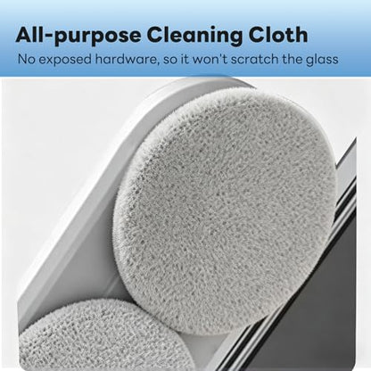 Automatic Smart Window Cleaning Robot, SmartClean Hands-Free Glass Cleaner with Remote Control, 2800Pa Suction for Spotless Mirrors & Tiles, Safe for High-Rise Floor-to-Ceiling Windows