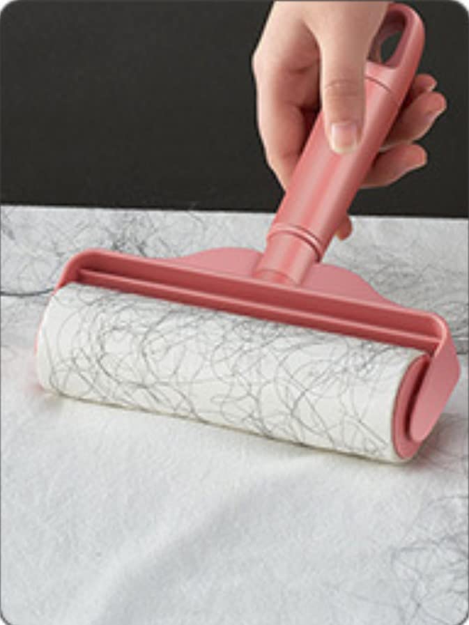 Othmro 3Pcs 18m Length 152.4mm Width 0.05mm Thick Anti Static Lint Roller 6inch PE Plastic Lint Removers Anti-Static Sticky Dust Tube Remove Hair Fur for Pet Lint Roller White - color: 3pcs 59x0.5ft