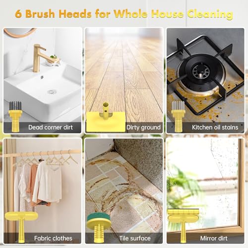Steam Mop & Detachable Handheld Steam Cleaner for Home and Floor Cleaning, 230°F Floor Steamer for Deep Cleaning, 15s Heat-Up with Multi-purpose Attachments Hardwood Floors, Tile,Grout,Furniture
