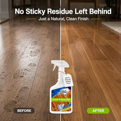 Black Diamond Stoneworks Wood & Laminate Floor Cleaner – No-Rinse Streak-Free Cleaner for Hardwood, Laminate, Engineered Wood & Luxury Vinyl Plank Floors (4 Gallons) - size: 128 Fl Oz (Pack of 4), style: Floor Cleaner