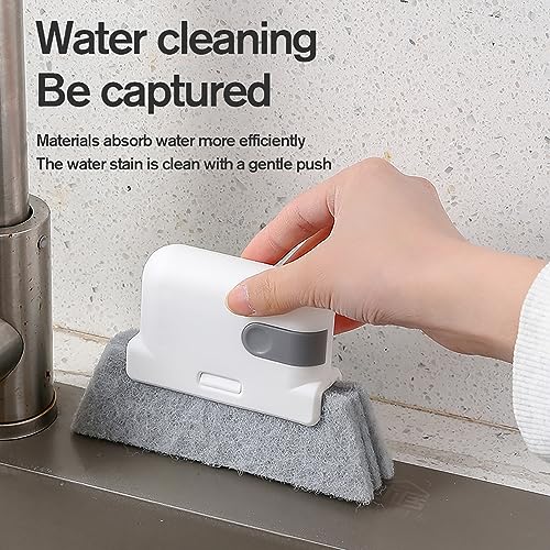 Window Groove Cleaning Brush,6Pack Window Door Track Cleaning Tool for Home,Magic Window Slot Groove Gap Cleaning Brush,Household Deep Cleaner Tool Kit for Track,Sill,Blinds
