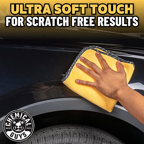 Chemical Guys Professional Grade Premium Microfiber Towels for Cars, Gold, 24" x 16", Ultra-Soft and Scratch-Free Car Detailing Cloths for Trucks, Motorcycles, and More - 6 Pack - size: 24"x16", style: 6 pack