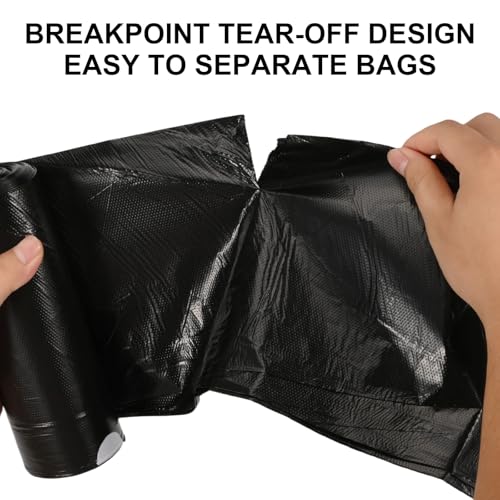 40 Count 13 Gallon Drawstring Trash Bags, Heavy Duty Unscented Garbage Bags, Extra Strong, Tear & Leak Resistant, for Kitchen, Home, Office, Fits 40-60L Bins (Black) - color: 13 Gallon-Black