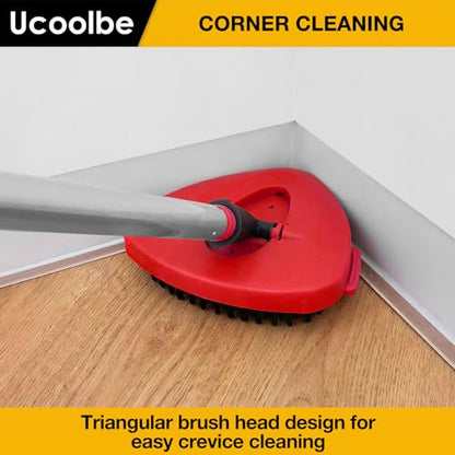 Spin Mop Scrub Brush for O-Cedar EasyWring 1 Tank System, Scrubber Brush Replacement Head with Stiff Bristle, Great for Bathroom, Kitchen, Pool, Glass and Tile Walls, No Include Mop Handle and Base - size: 1-Tank Scrub Brush(1pcs)