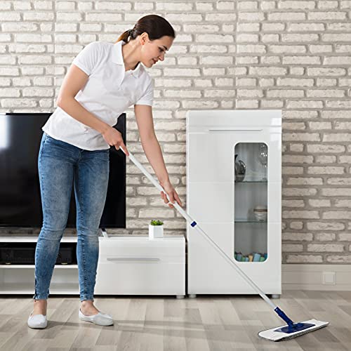 6 Pack Microfiber Spray Mop Replacement Heads for Wet Dry Mops, Premium Floor Cleaning Pads, Reusable Replacement Refills Compatible with Bona Floor Care System - Dark Gray