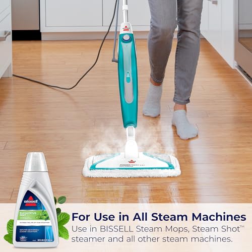 BISSELL EUCALYPTUS MINT DEMINERALIZED STEAM MOP WATER, 32 ounces, 1392, WHITE - style: Contemporary