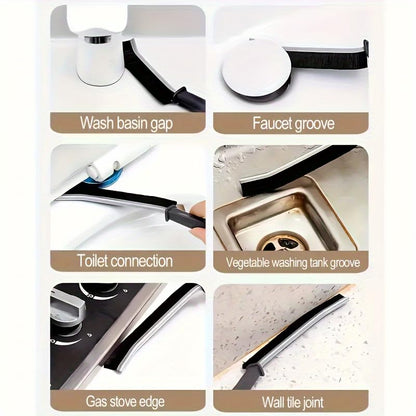 3pcs/6pcs, Hard Bristle Gap Cleaning Brush-small Cleaning Brush Set Grouting Brush Cleaning Toilet Brush Scrub Brush Is Suitable for Shower Tile Narrow Gap Cleaning Tool Is Suitable for Household B...