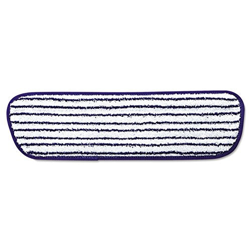Rubbermaid Commercial Products Finish Pad 18 inch White for Janitorial/Professional Cleaners and Heavy-Duty industrial Cleaning/Finishing on Hard-Wood/Tile/Vinyl/Other Floor Sufaces